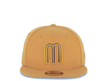 Load image into Gallery viewer, Mexico New Era 9FIFTY 950 Snapback Cap Hat Tan Crown/Visor Brown/Tan Logo Brown UV
