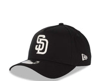 Load image into Gallery viewer, San Diego Padres New Era MLB 9FORTY 940 A-Frame Adjustable Snapback Cap Hat Black Crown/Visor White Logo 1988 World Series Side Patch Gray UV