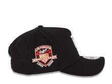 Load image into Gallery viewer, Los Angeles Dodgers New Era MLB 9FIFTY 950 A-Frame Adjustable Snapback Cap Hat Black Crown/Visor White Logo With Palm Tree 50th Anniversary Side Patch