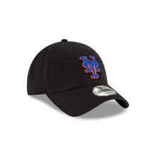 Load image into Gallery viewer, New York Mets New Era MLB 9TWENTY 920 Adjustable Cap Hat Black Crown/Visor Royal Blue/Orange Logo