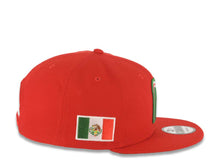 Load image into Gallery viewer, Mexico New Era WBC World Baseball Classic 9FIFTY 950 Snapback Cap Hat Red Crown/Visor Team Color Logo Mexico Flag Side Patch Gray UV