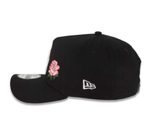 Load image into Gallery viewer, Los Angeles Dodgers New Era MLB 9FORTY 940 Adjustable A-Frame Cap Hat Black Crown/Visor White Logo With Rose 60th Anniversary Side Patch Pink UV