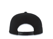 Load image into Gallery viewer, Los Angeles Dodgers New Era MLB 9FIFTY 950 Snapback Cap Hat Black Crown/Visor White Logo With Palm Tree 50th Anniversary Side Patch Red UV