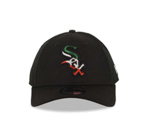 Load image into Gallery viewer, Chicago White Sox New Era MLB 9FORTY 940 Adjustable Cap Hat Black Crown/Visor Green/White/Red Logo 40th Anniversary Side Patch Gray UV