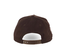 Load image into Gallery viewer, San Diego Padres New Era MLB 9FORTY 940 Adjustable A-Frame Cap Hat Dark Brown Crown/Visor White Logo With Rose 2016 All-Star Game Side Patch Pink UV