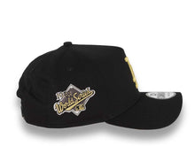 Load image into Gallery viewer, Los Angeles Dodgers New Era MLB 9FORTY 940 Adjustable A-Frame Cap Hat Black Crown/Visor Metallic Gold Logo 1988 World Series Side Patch Gold UV