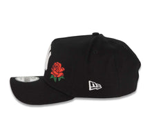Load image into Gallery viewer, New York Yankees New Era MLB 9FORTY 940 Adjustable A-Frame Cap Hat Black Crown/Visor White Logo With Rose 2001 World Series Side Patch Red UV
