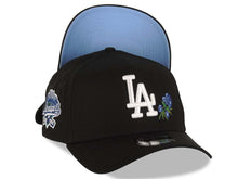 Load image into Gallery viewer, (Youth) Los Angeles Dodgers New Era MLB 59FIFTY 5950 Fitted Kid Cap Hat Black Crown/Visor Green/White/Red Logo Mexico Flag Side Patch Green UV