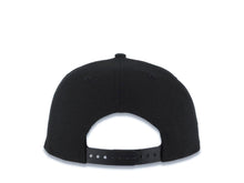 Load image into Gallery viewer, San Diego Padres New Era MLB 9FIFTY 950 Snapback Cap Hat Black Crown/Visor White Script P Logo with 619 Side Patch Gray UV