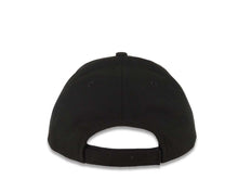 Load image into Gallery viewer, Charros de Jalisco New Era LMP 9FORTY 940 Adjustable Cap Hat Black Crown/Visor Black/Metallic Gold Logo Gray UV