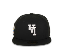 Load image into Gallery viewer, Los Angeles Dodgers New Era MLB 59FIFTY 5950 Fitted Cap Hat Black Crown/Visor White Upside Down Logo 40th Anniversary Side Patch Green UV