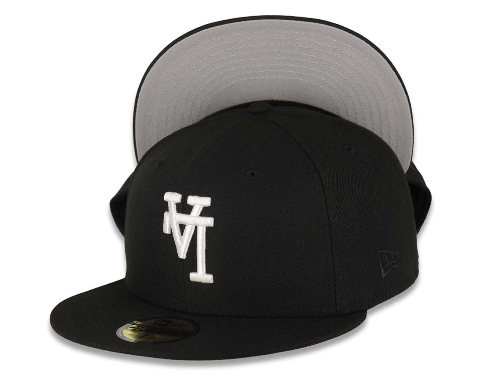 Los Angeles Dodgers New Era MLB 59FIFTY 5950 Fitted Cap Hat Black