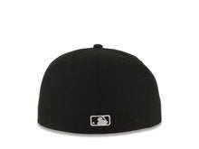 Load image into Gallery viewer, Los Angeles Dodgers New Era MLB 59FIFTY 5950 Fitted Cap Hat Black Crown/Visor White Upside Down Logo Gray UV