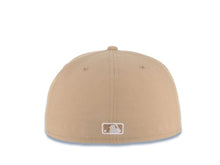 Load image into Gallery viewer, Los Angeles Dodgers New Era MLB 59FIFTY 5950 Fitted Cap Hat Khaki Crown/Visor White Upside Down Logo Gray UV