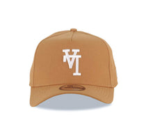 Load image into Gallery viewer, Los Angeles Dodgers New Era MLB 9FORTY 940 Adjustable A-Frame Hat Light Brown Crown/Visor White Upside Down Logo Gray UV