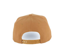 Load image into Gallery viewer, Los Angeles Dodgers New Era MLB 9FORTY 940 Adjustable A-Frame Hat Light Brown Crown/Visor White Upside Down Logo Gray UV