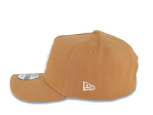 Load image into Gallery viewer, Los Angeles Dodgers New Era MLB 9FORTY 940 Adjustable A-Frame Hat Light Brown Crown/Visor White Upside Down Logo Gray UV