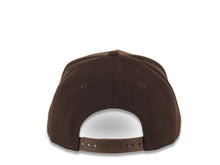 Load image into Gallery viewer, Los Angeles Dodgers New Era MLB 9FORTY 940 Adjustable A-Frame Cap Hat Dark Brown Crown/Visor White Upside Down Logo Gray UV