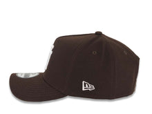 Load image into Gallery viewer, Los Angeles Dodgers New Era MLB 9FORTY 940 Adjustable A-Frame Cap Hat Dark Brown Crown/Visor White Upside Down Logo Gray UV