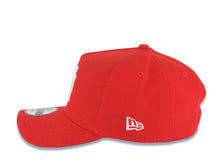 Load image into Gallery viewer, Los Angeles Dodgers New Era MLB 9FORTY 940 Adjustable A-Frame Cap Hat Red Crown/Visor White Upside Down Logo Gray UV