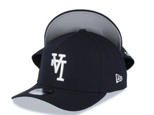 Load image into Gallery viewer, Los Angeles Dodgers New Era MLB 9FORTY 940 Adjustable A-Frame Cap Hat Navy Blue Crown/Visor White Upside Down Logo Gray UV