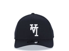 Load image into Gallery viewer, Los Angeles Dodgers New Era MLB 9FORTY 940 Adjustable A-Frame Cap Hat Navy Blue Crown/Visor White Upside Down Logo Gray UV