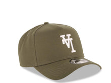 Load image into Gallery viewer, Los Angeles Dodgers New Era MLB 9FORTY 940 Adjustable A-Frame Cap Hat Olive Green Crown/Visor White Upside Down Logo Gray UV