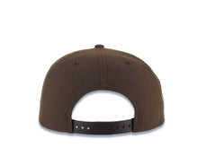 Load image into Gallery viewer, Los Angeles Dodgers New Era MLB 9FIFTY 950 Snapback Cap Hat Brown Crown/Visor White Upside Down Logo 40th Anniversary Side Patch Gray UV