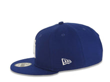 Load image into Gallery viewer, Los Angeles Dodgers New Era MLB 9FIFTY 950 Snapback Cap Hat Royal Blue Crown/Visor White Upside Down Logo 60th Anniversary Side Patch Gray UV