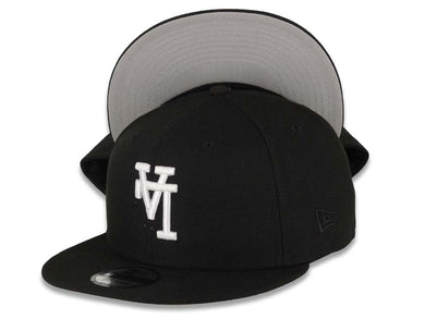 Los Angeles Dodgers New Era MLB 9FIFTY 950 Snapback Cap Hat Black Crown/Visor White Upside Down Gray UV