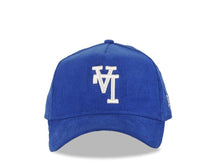 Load image into Gallery viewer, (Corduroy) Los Angeles Dodgers New Era MLB 9FORTY 940 Adjustable A-Frame Cap Hat Royal Blue Crown/Visor White Upside Down Logo