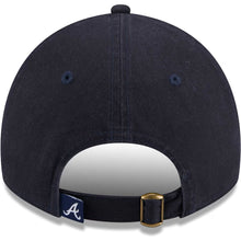 Load image into Gallery viewer, Atlanta Braves New Era MLB 9TWENTY 920 Adjustable Cap Hat Navy Blue Crown/Visor White Logo (Game Day Bloom Flower)
