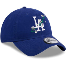 Load image into Gallery viewer, Los Angeles Dodgers New Era MLB 9TWENTY 920 Adjustable Cap Hat Royal Blue Crown/Visor White Logo (Game Day Bloom Flower)
