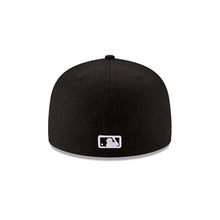Load image into Gallery viewer, Los Angeles Dodgers New Era MLB 59FIFTY 5950 Fitted Cap Hat Black Crown/Visor Black/White Logo Japan Flag Side Patch