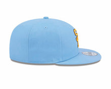 Load image into Gallery viewer, San Diego Padres New Era MLB 9FIFTY 950 Snapback Cap Hat Sky Blue Crown/Visor Yellow/Brown Retro Cooperstown Logo