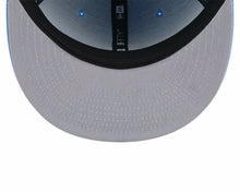 Load image into Gallery viewer, San Diego Padres New Era MLB 9FIFTY 950 Snapback Cap Hat Sky Blue Crown/Visor Yellow/Brown Retro Cooperstown Logo