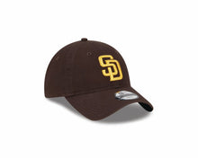 Load image into Gallery viewer, (Youth) San Diego Padres New Era MLB 9TWENTY 920 Kid Adjustable Cap Hat Brown Crown/Visor Yellow Logo