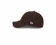 Load image into Gallery viewer, (Youth) San Diego Padres New Era MLB 9TWENTY 920 Kid Adjustable Cap Hat Brown Crown/Visor Yellow Logo