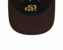 Load image into Gallery viewer, (Youth) San Diego Padres New Era MLB 9TWENTY 920 Kid Adjustable Cap Hat Brown Crown/Visor Yellow Logo