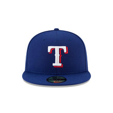 Load image into Gallery viewer, Texas Rangers New Era MLB 59FIFTY 5950 Fitted Cap Hat Royal Blue Crown/Visor White/Red Team Color Logo