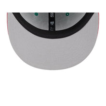 Load image into Gallery viewer, Mexico New Era World Baseball Classic 59Fifty 5950 Fitted Cap Hat Green Crown Red Visor Green/White/Red Logo