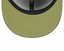 Load image into Gallery viewer, San Diego Padres New Era MLB 9FIFTY 950 Snapback Cap Hat Black Crown/Visor Camo Logo (2024 Armed Forces Day Camo Olive Green UC