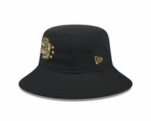 Load image into Gallery viewer, San Diego Padres New Era MLB Bucket Cap Hat Black Crown/Visor Camo Logo