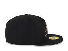 Load image into Gallery viewer, New York Yankees New Era MLB 59FIFTY 5950 Fitted Cap Hat Black Crown/Visor White/Olive Green/Pink Logo Dotted Floral Gray UV