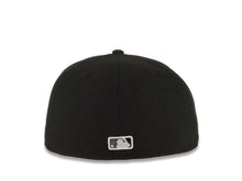 Load image into Gallery viewer, San Diego Padres New Era MLB 59FIFTY 5950 Fitted Cap Hat Black Crown/Visor White Logo With Palm Tree Gray UV