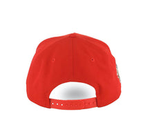 Load image into Gallery viewer, San Diego Padres New Era MLB 9FORTY 940 Adjustable A-Frame Cap Hat Red Crown/Visor Black/White/Gold Baseball Club Logo 1998 World Series Side Patch