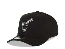 Load image into Gallery viewer, San Diego Padres New Era MLB 9FORTY 940 A-Frame Adjustable Cap Hat Black Crown/Visor Black/White Swinging Friar Logo 1998 World Series Side Patch
