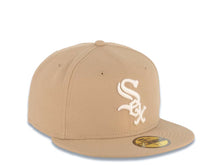 Load image into Gallery viewer, Chicago White Sox New Era MLB 59FIFTY 5950 Fitted Cap Hat Khaki Crown/Visor White Logo Gray UV