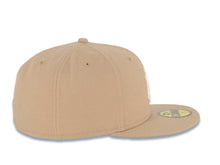 Load image into Gallery viewer, New York Yankees New Era MLB 59FIFTY 5950 Fitted Cap Hat Khaki Crown/Visor White Logo Gray UV