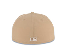 Load image into Gallery viewer, New York Yankees New Era MLB 59FIFTY 5950 Fitted Cap Hat Khaki Crown/Visor White Logo Gray UV
